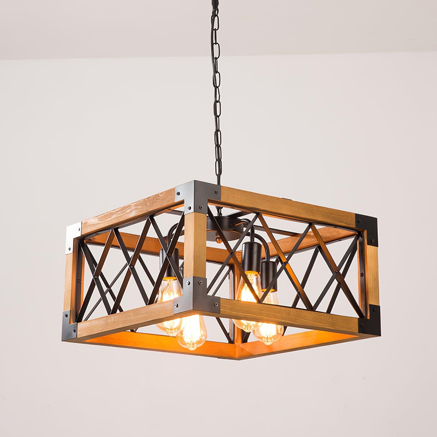 Grid Lustre Rectangulaire Pour Îlot de Cuisine - Neutralighting