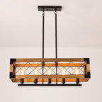 Grid Lustre Rectangulaire Pour Îlot de Cuisine - Neutralighting