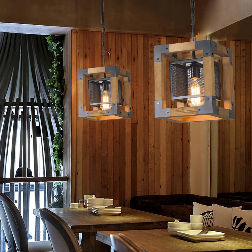 Grid Lustre Rectangulaire Pour Îlot de Cuisine - Neutralighting