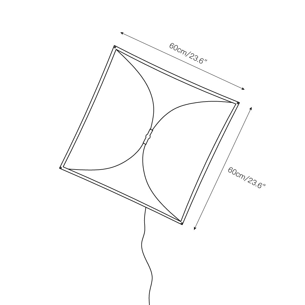 Evsoriel Applique Murale Métal Blanc Créativité Individuelle - Neutralighting