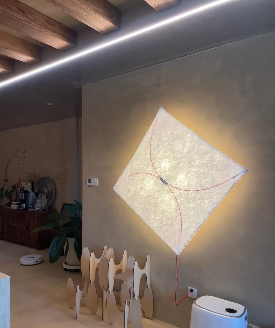 Evsoriel Applique Murale Métal Blanc Créativité Individuelle - Neutralighting