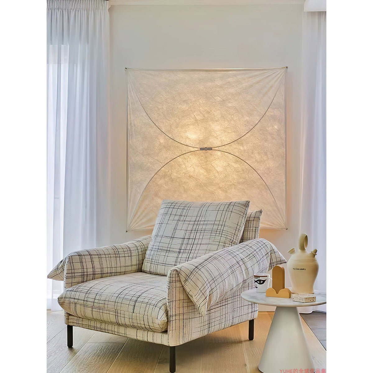 Evsoriel Applique Murale Métal Blanc Créativité Individuelle - Neutralighting