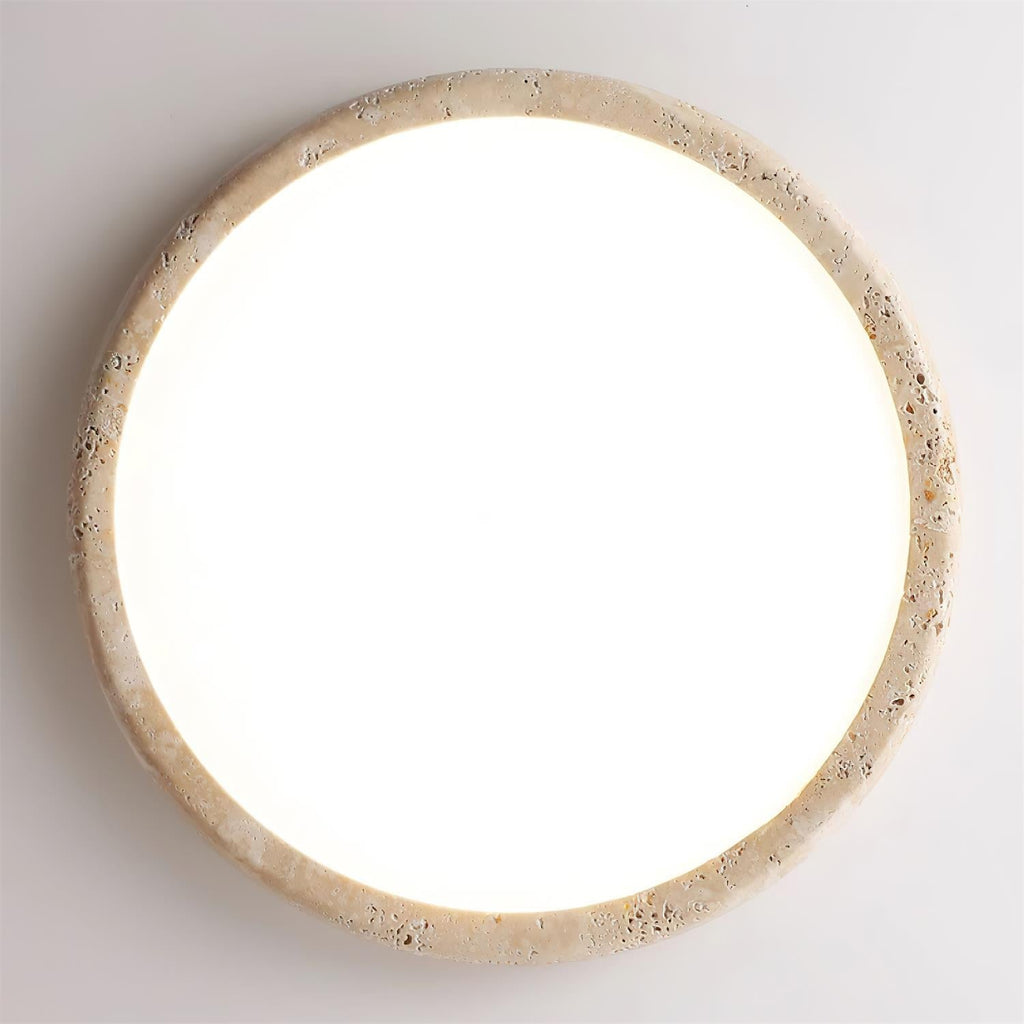 Lunaro Plafonnier Minimaliste Travertin - Neutralighting