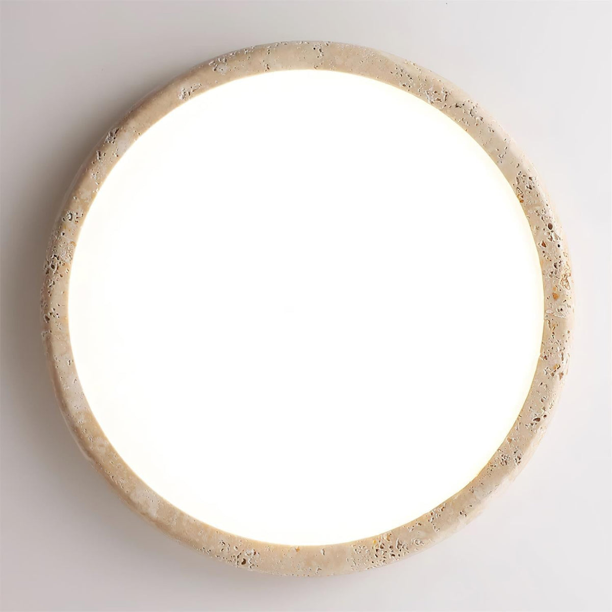 Lunaro Plafonnier Minimaliste Travertin - Neutralighting
