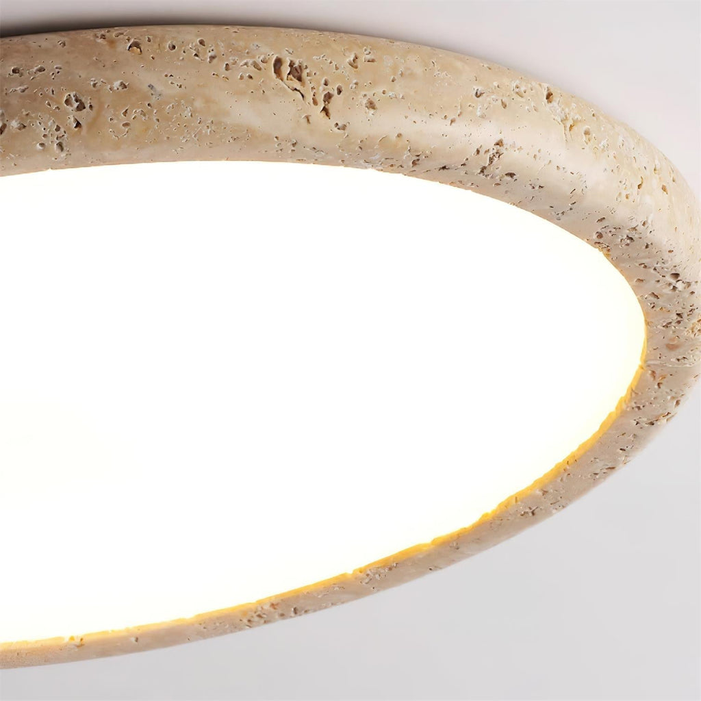 Lunaro Plafonnier Minimaliste Travertin - Neutralighting