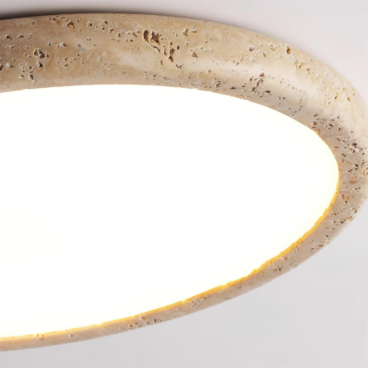 Lunaro Plafonnier Minimaliste Travertin - Neutralighting