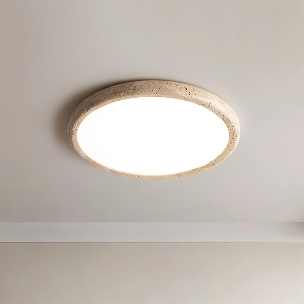 Lunaro Plafonnier Minimaliste Travertin - Neutralighting