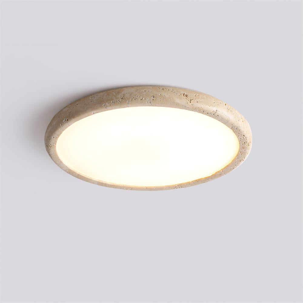Lunaro Plafonnier Minimaliste Travertin - Neutralighting