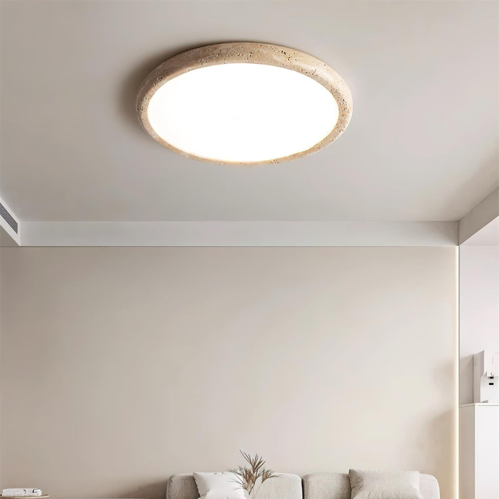 Lunaro Plafonnier Minimaliste Travertin - Neutralighting
