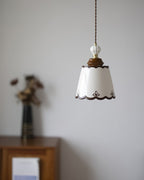 Klimt Suspension Lampe Céramique Festonnée Vintage - Neutralighting