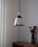 Klimt Suspension Lampe Céramique Festonnée Vintage - Neutralighting