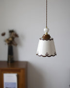 Klimt Suspension Lampe Céramique Festonnée Vintage - Neutralighting