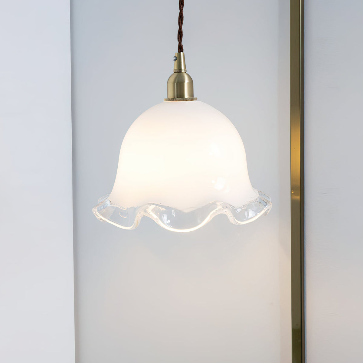 Allirora Lampe Pendentive Laiton Verre Élégance Premium - Neutralighting