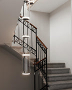Virelo Suspension Cylindrique en Verre Empilé - Neutralighting