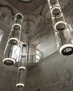 Virelo Suspension Cylindrique en Verre Empilé - Neutralighting