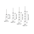 Virelo Suspension Cylindrique en Verre Empilé - Neutralighting