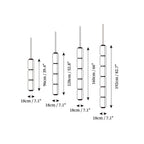 Virelo Suspension Cylindrique en Verre Empilé - Neutralighting