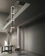 Virelo Suspension Cylindrique en Verre Empilé - Neutralighting