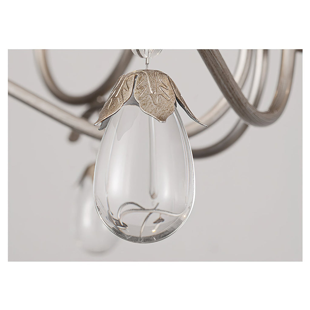 Ocara Lustre Cristal Laiton Industriel Vintage Luxe - Neutralighting