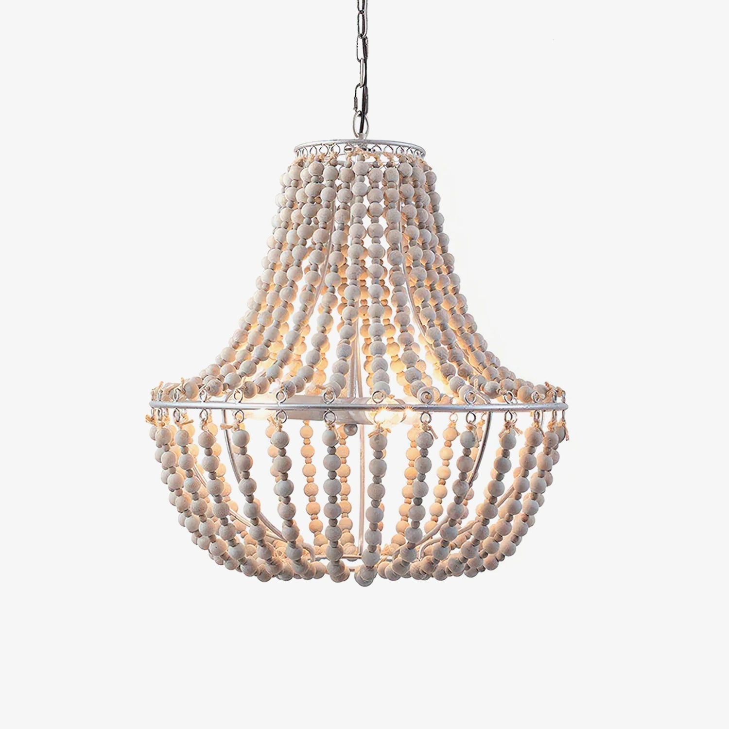Lustra Chandelier en Bois Organique Décontracté - Neutralighting