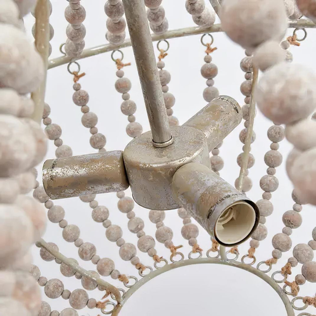 Lustra Chandelier en Bois Organique Décontracté - Neutralighting