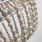 Lustra Chandelier en Bois Organique Décontracté - Neutralighting