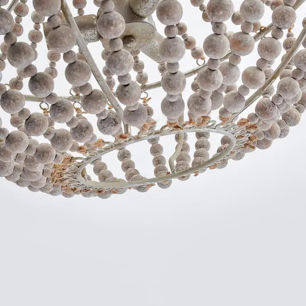 Lustra Chandelier en Bois Organique Décontracté - Neutralighting