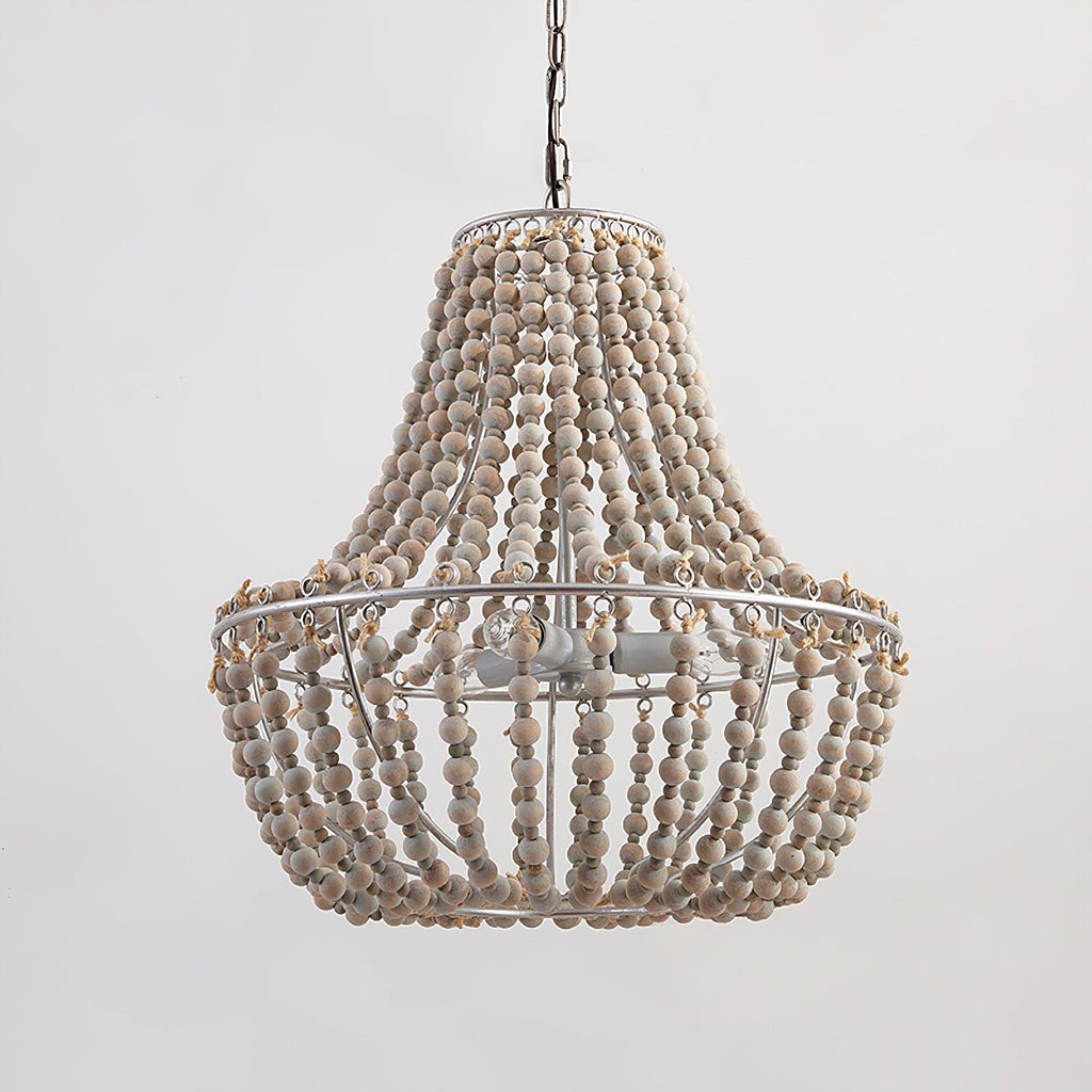 Lustra Chandelier en Bois Organique Décontracté - Neutralighting