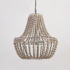 Lustra Chandelier en Bois Organique Décontracté - Neutralighting