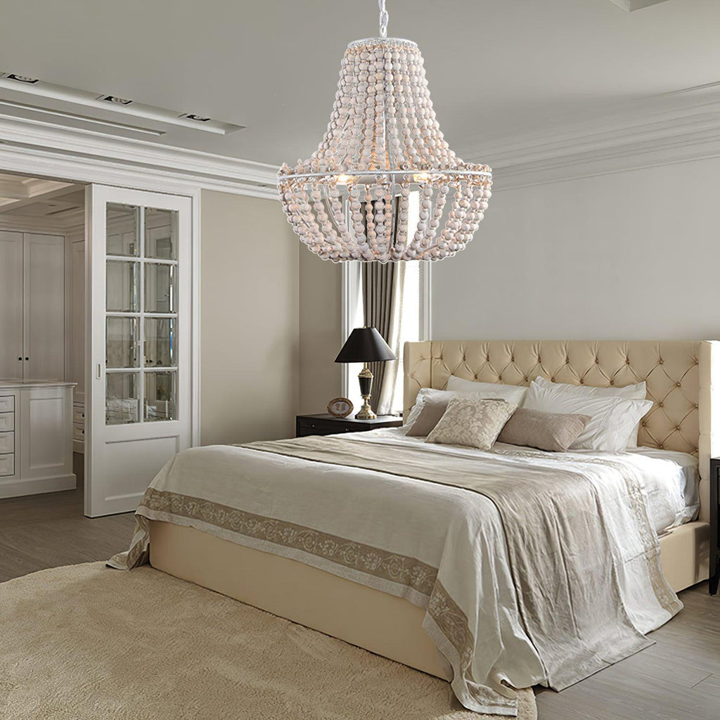 Lustra Chandelier en Bois Organique Décontracté - Neutralighting