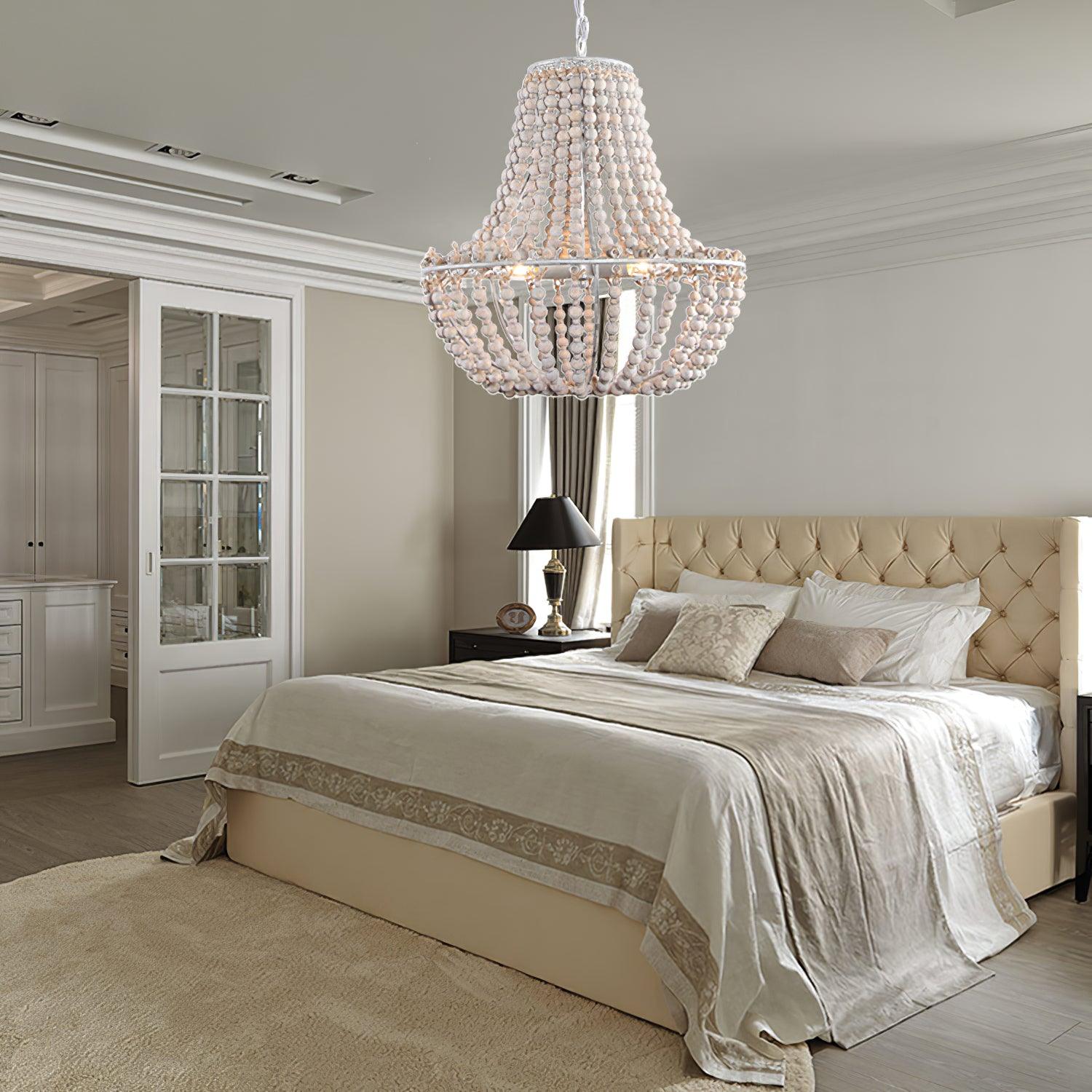 Lustra Chandelier en Bois Organique Décontracté - Neutralighting