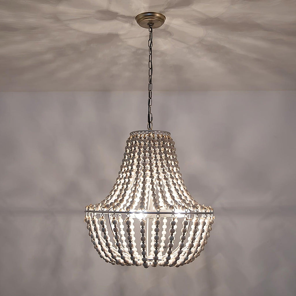 Lustra Chandelier en Bois Organique Décontracté - Neutralighting