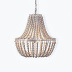 Lustra Chandelier en Bois Organique Décontracté - Neutralighting