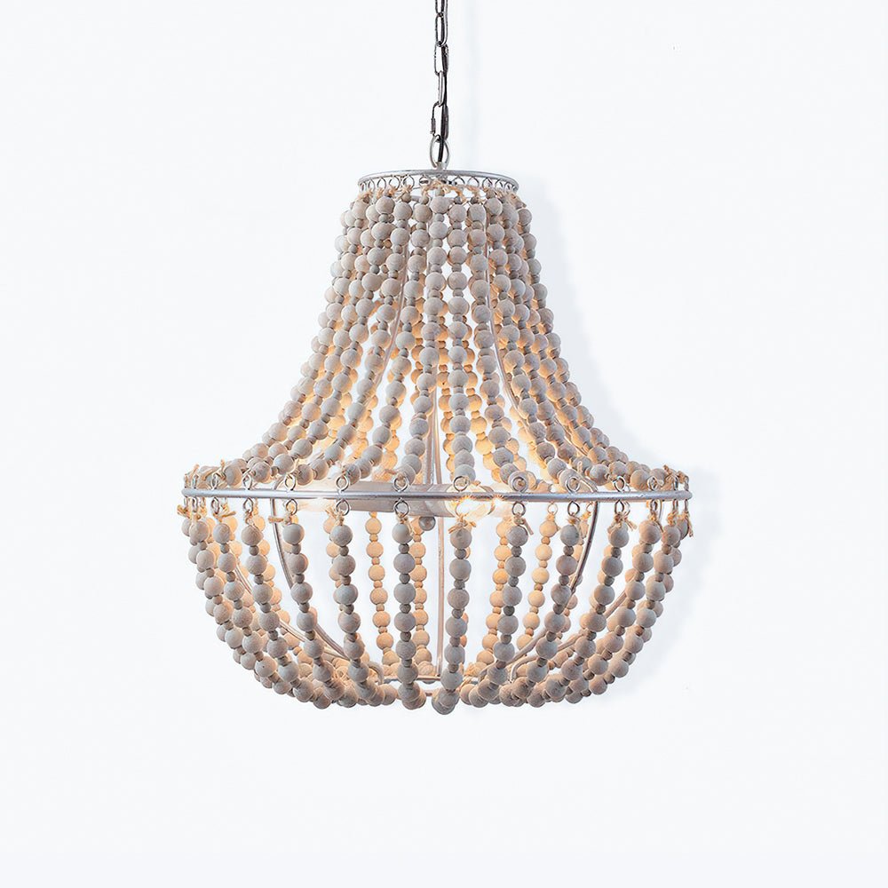 Lustra Chandelier en Bois Organique Décontracté - Neutralighting