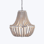 Lustra Chandelier en Bois Organique Décontracté - Neutralighting