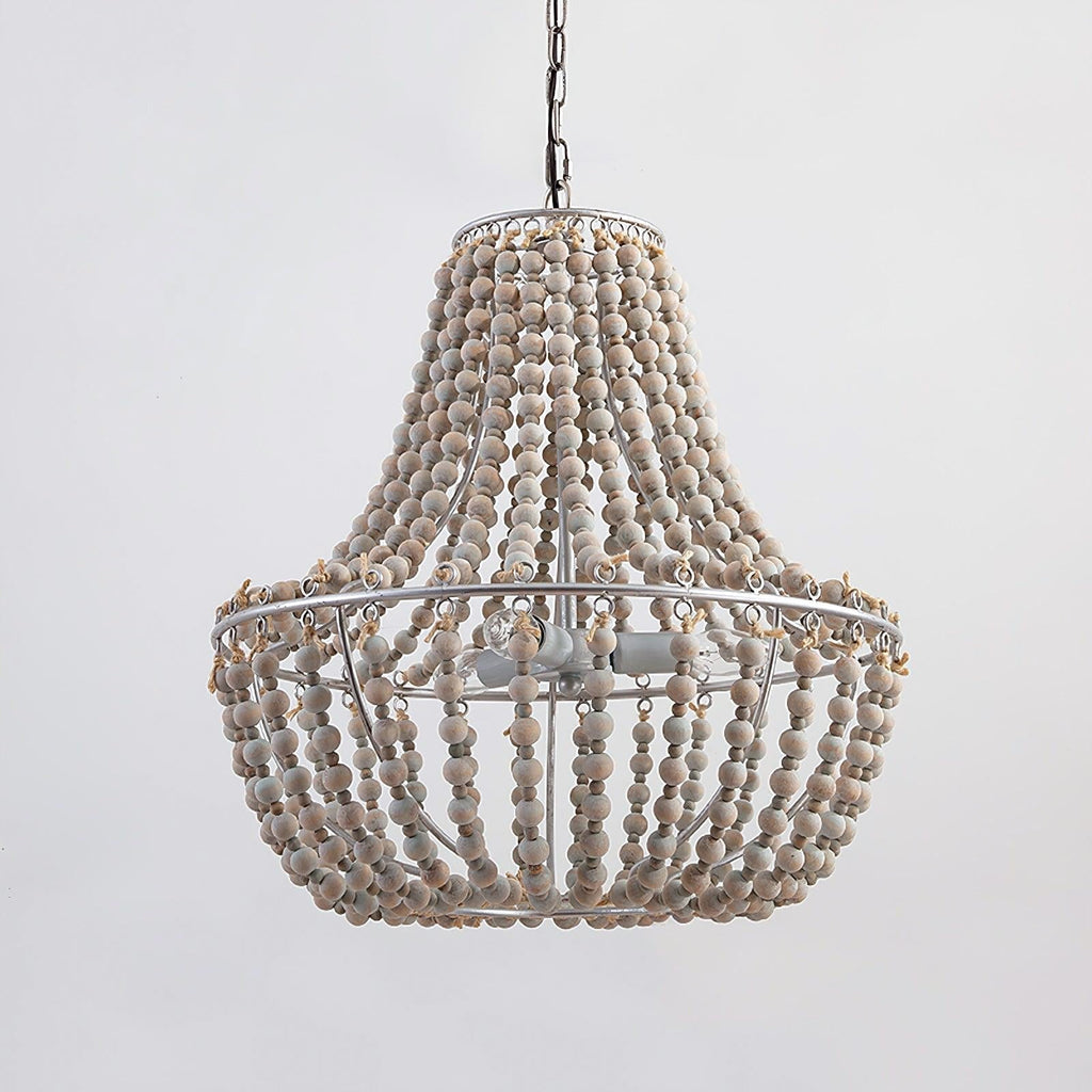 Lustra Chandelier en Bois Organique Décontracté - Neutralighting