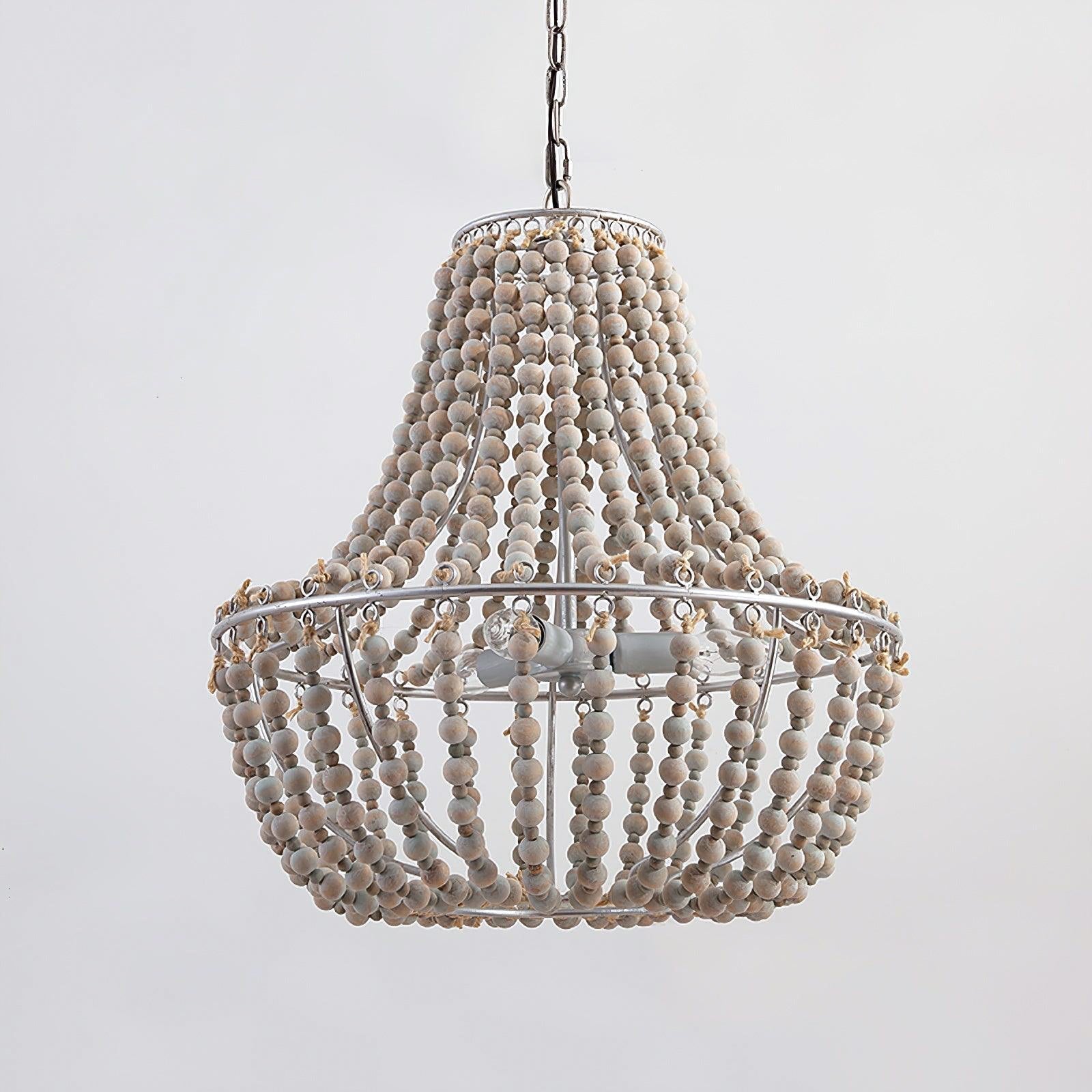 Lustra Chandelier en Bois Organique Décontracté - Neutralighting