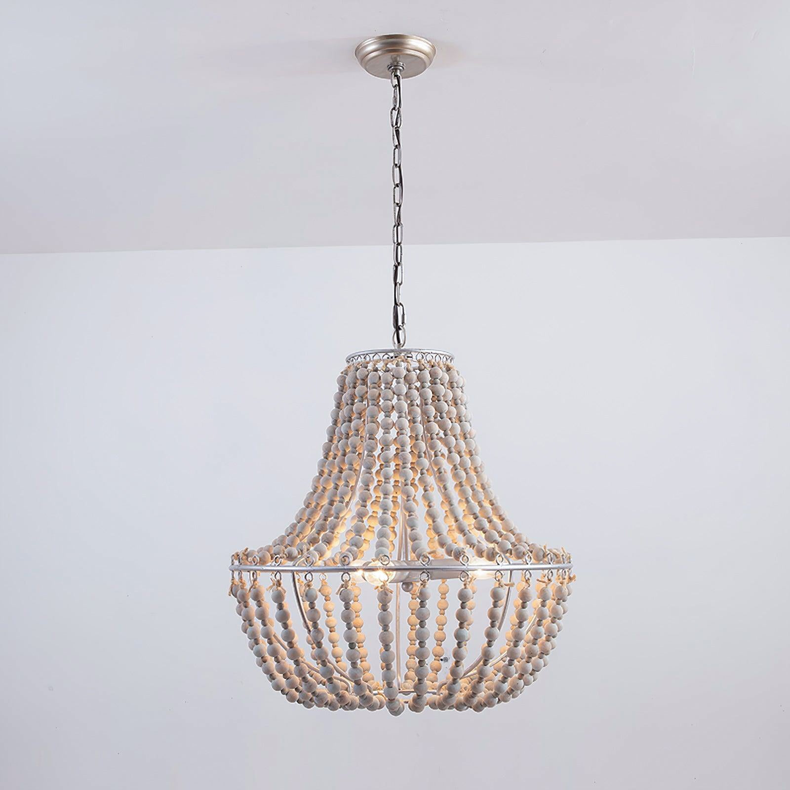 Lustra Chandelier en Bois Organique Décontracté - Neutralighting