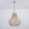 Lustra Chandelier en Bois Organique Décontracté - Neutralighting