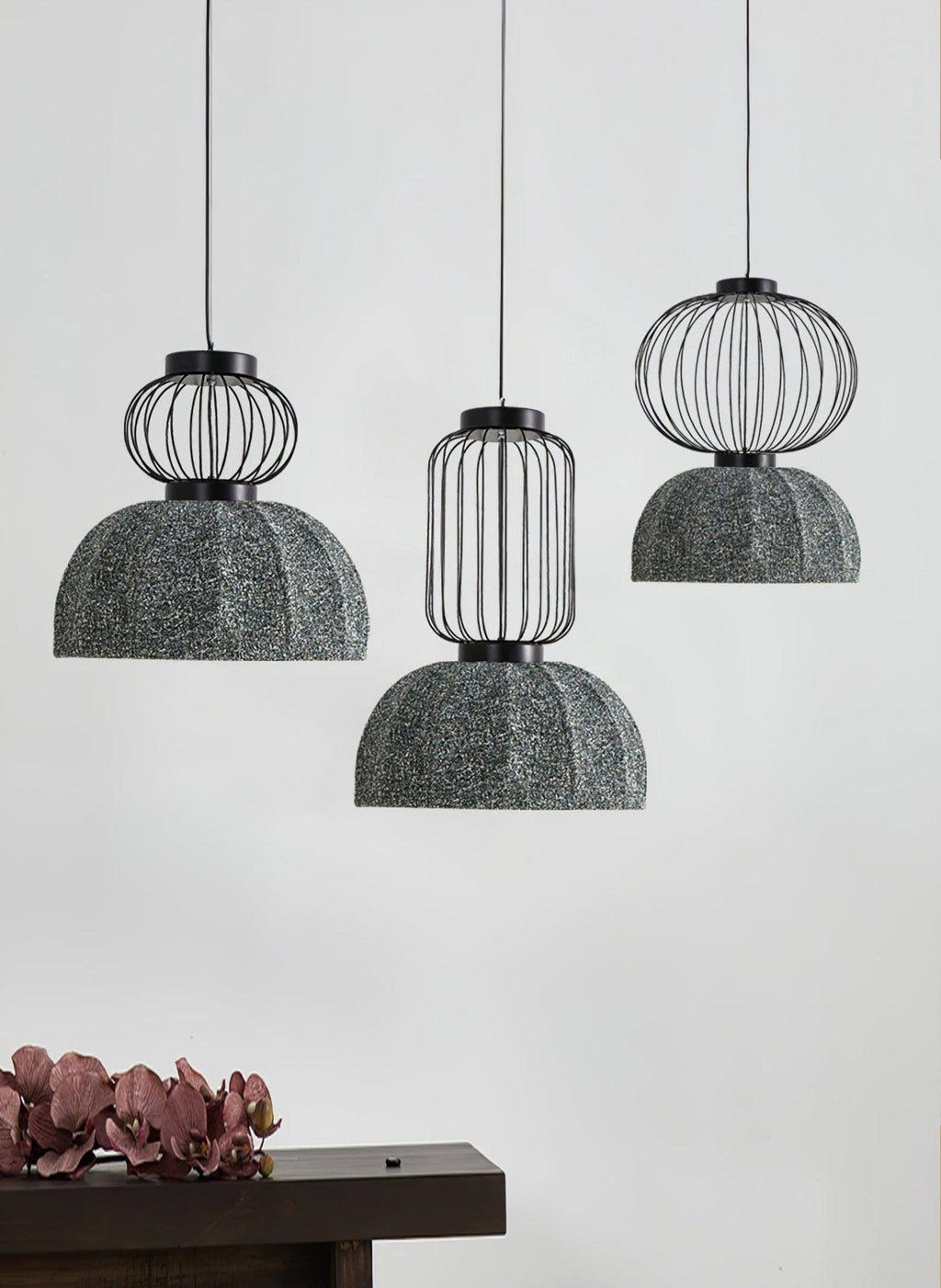Forge Lampe Pendante Industrielle en Tissu - Neutralighting
