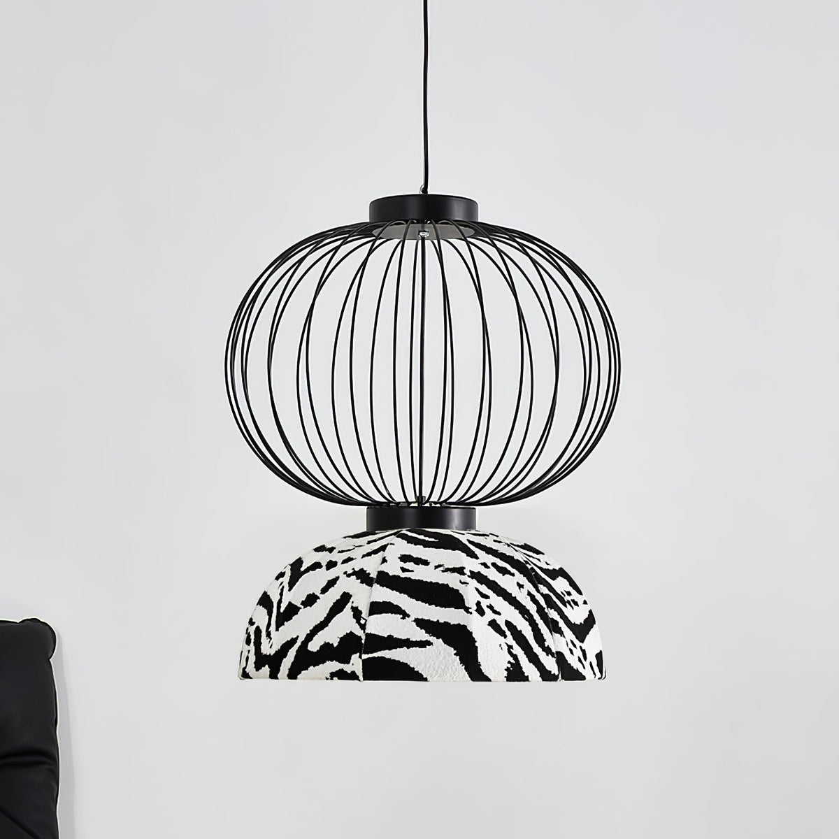 Forge Lampe Pendante Industrielle en Tissu - Neutralighting