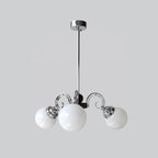 Valentina Vintage Crème Lustre Verre Salon Salle à Manger - Neutralighting