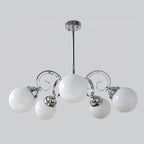 Valentina Vintage Crème Lustre Verre Salon Salle à Manger - Neutralighting
