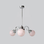 Kotter Chandelier Cream Satin Nickel Modern - Neutralighting