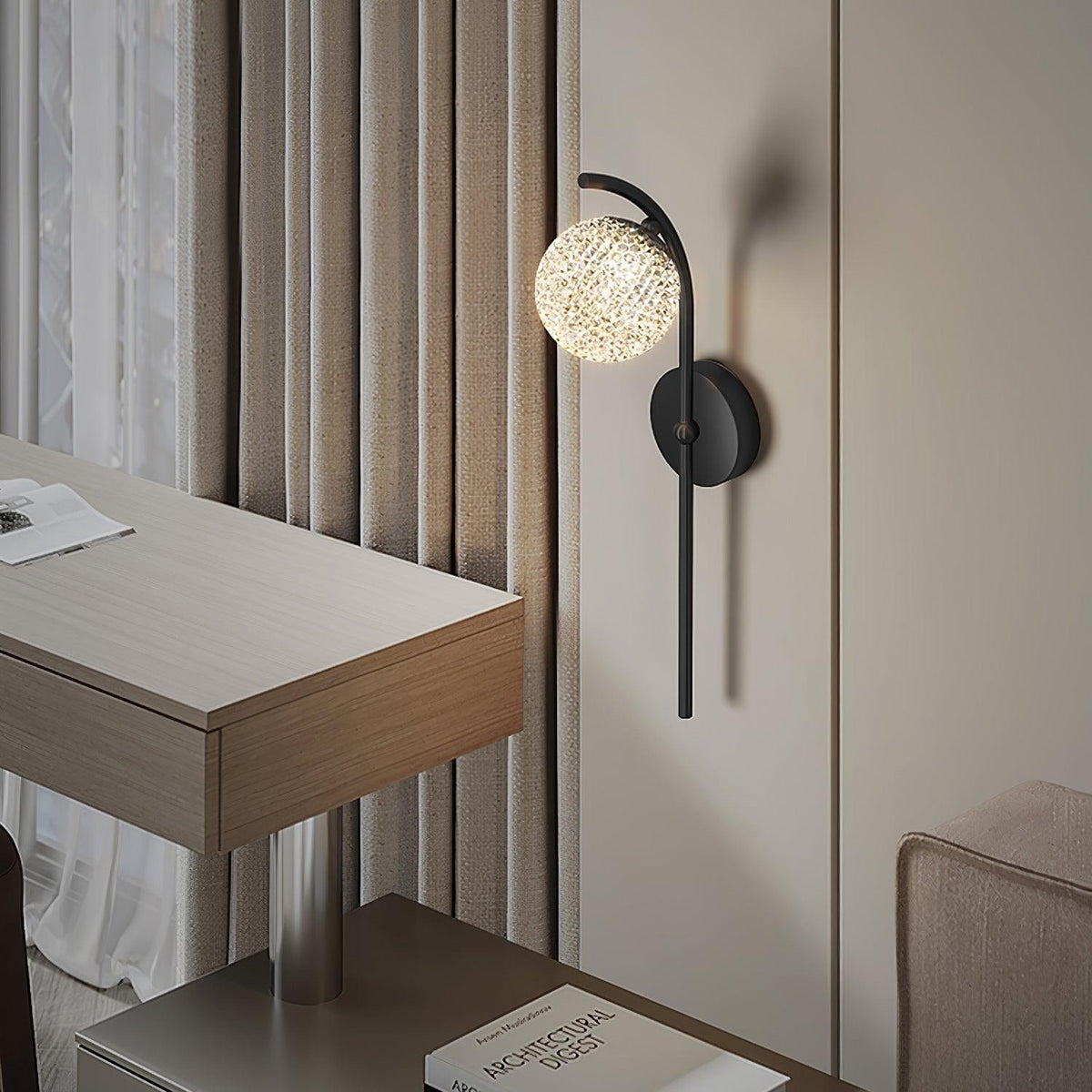 UrinethApplique Murale Cristal Nordique Artistique Premium - Neutralighting