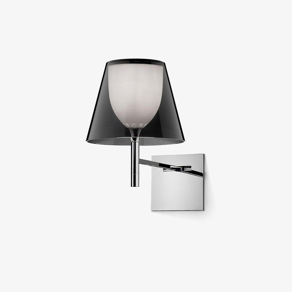Orsore Applique Murale Tissu Prismatique Chromé - Neutralighting