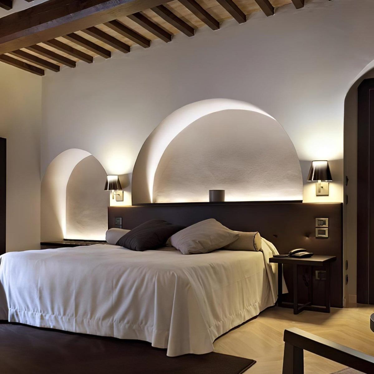 Orsore Applique Murale Tissu Prismatique Chromé - Neutralighting