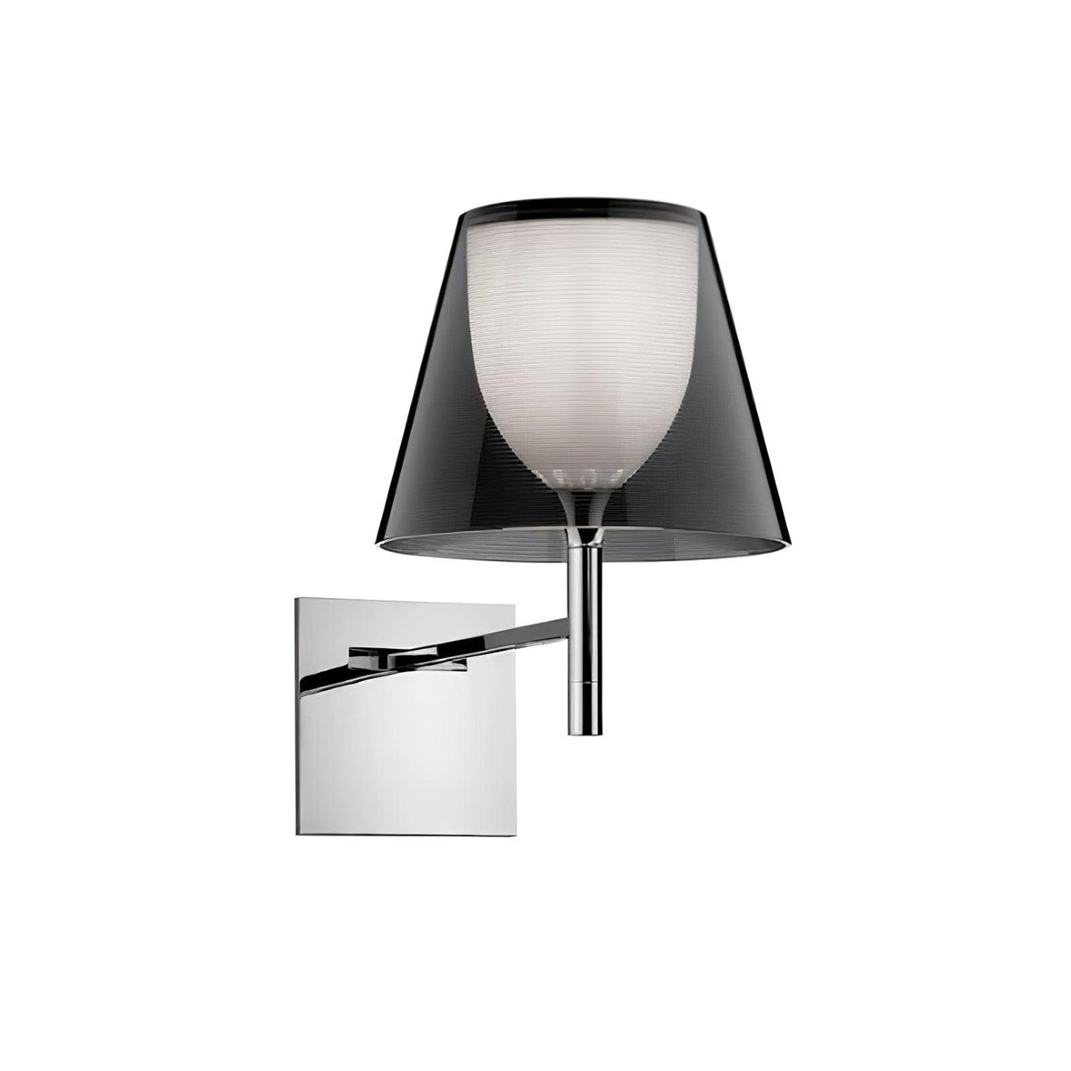 Orsore Applique Murale Tissu Prismatique Chromé - Neutralighting