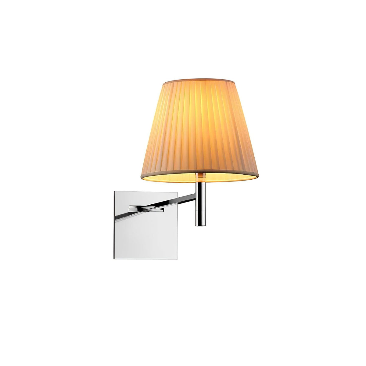 Orsore Applique Murale Tissu Prismatique Chromé - Neutralighting