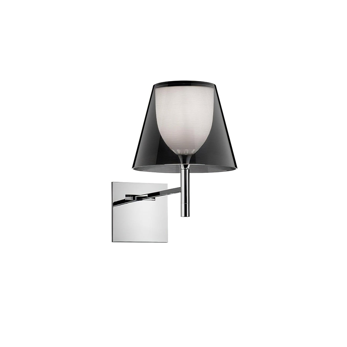 Orsore Applique Murale Tissu Prismatique Chromé - Neutralighting